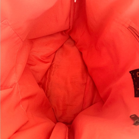 A&P Orange Embroidered Tote Bag Purse Large Boho Artsy Gypsy - MINT - Picture 6 of 7